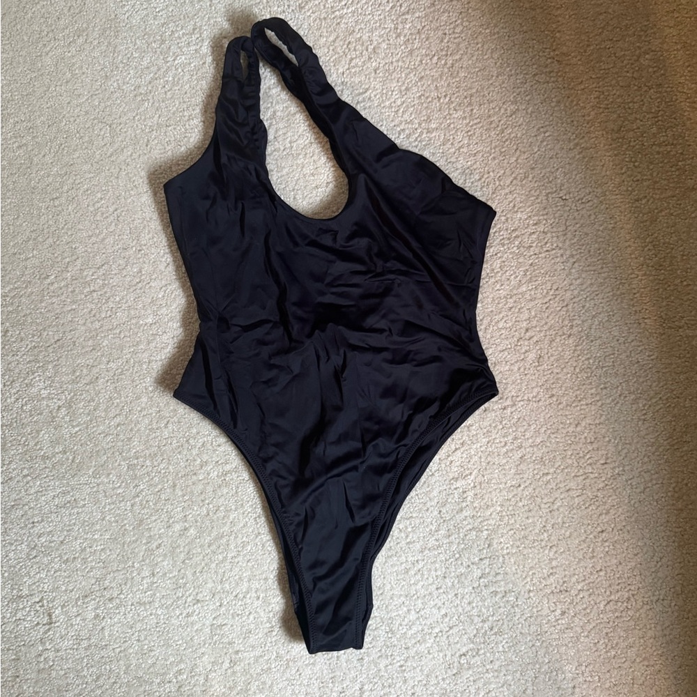 LA Hearts by Pacsun BlackOne-Piece Swimsuit